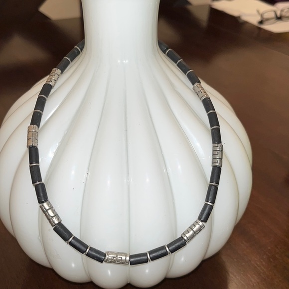 Other - 18” Black & Silver Necklace